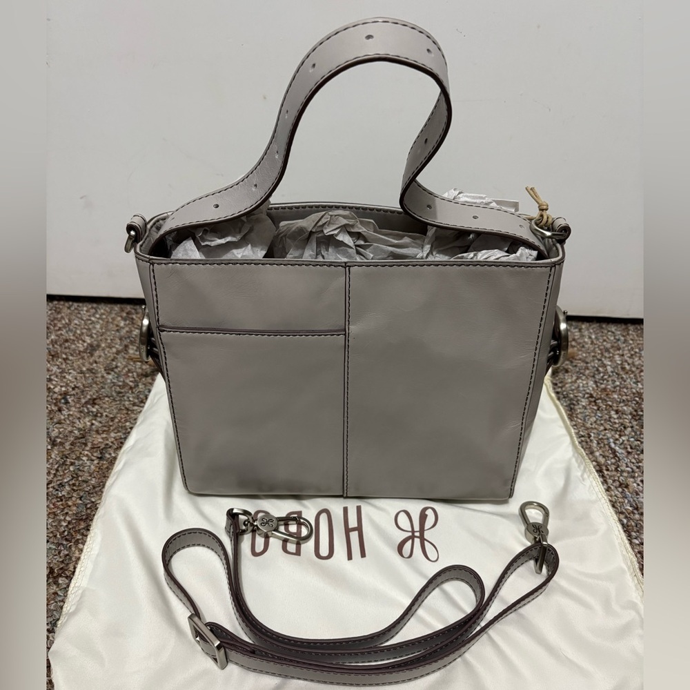 Hobo International Small Render Crossbody in Light Gray BRAND NEW.